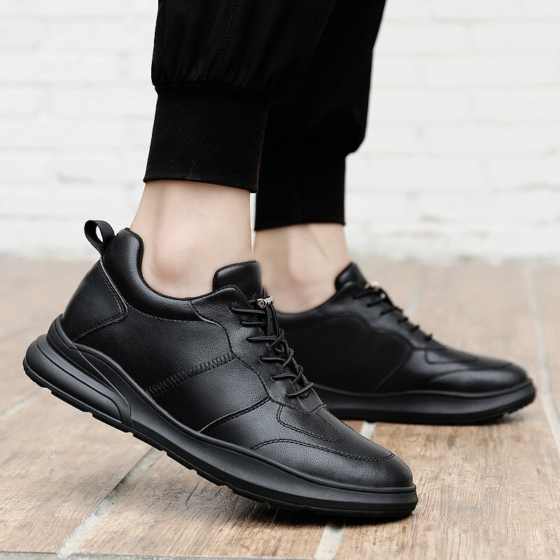 Men's Autumn Height Increasing Trendy Breathable Invisible Men's Sports Shoes