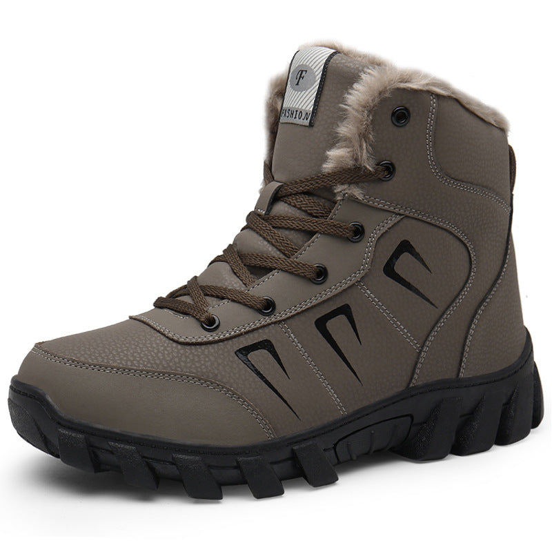Women's & Men's Outdoor Winter Cotton Height Increasing Leisure Warm Women's Shoes