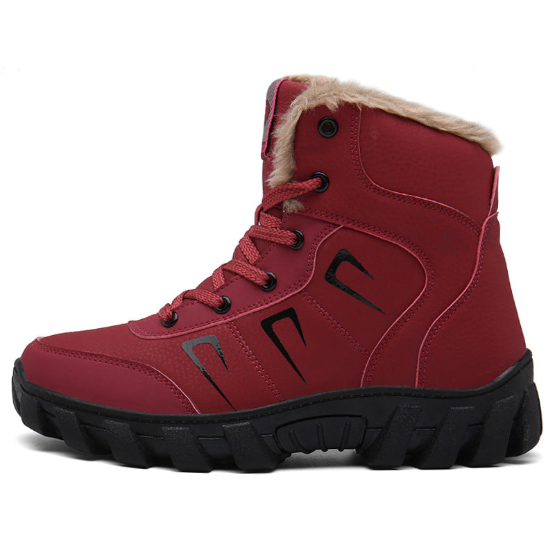 Women's & Men's Outdoor Winter Cotton Height Increasing Leisure Warm Women's Shoes