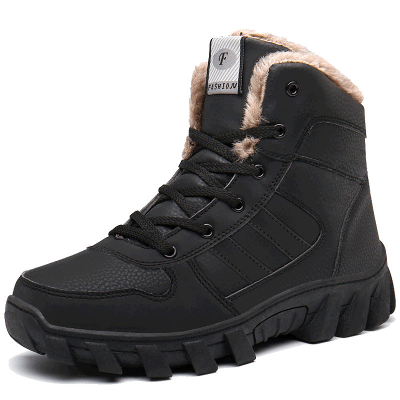 Women's & Men's Outdoor Winter Cotton Height Increasing Leisure Warm Women's Shoes
