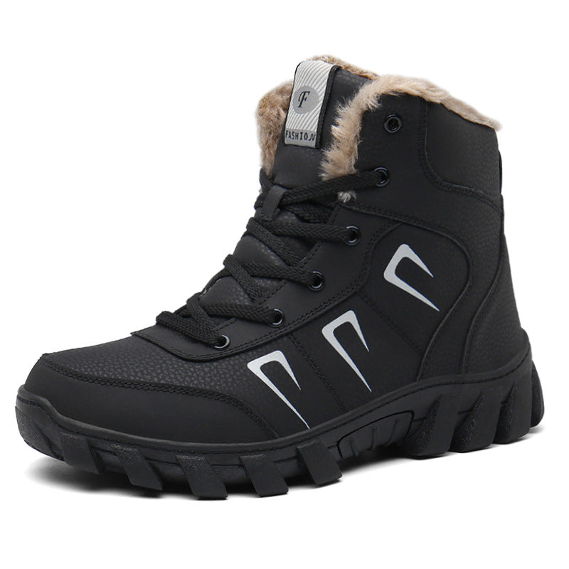 Women's & Men's Outdoor Winter Cotton Height Increasing Leisure Warm Women's Shoes