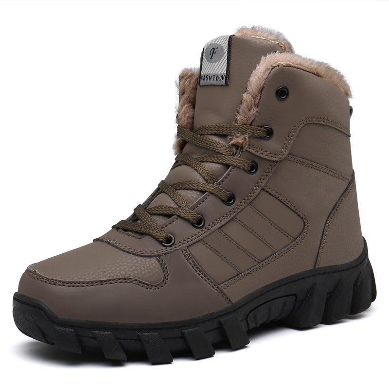 Women's & Men's Outdoor Winter Cotton Height Increasing Leisure Warm Women's Shoes