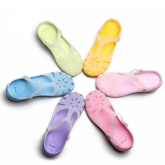 Women's Hole Trendy Beach Korean Style Jelly Women's Shoes