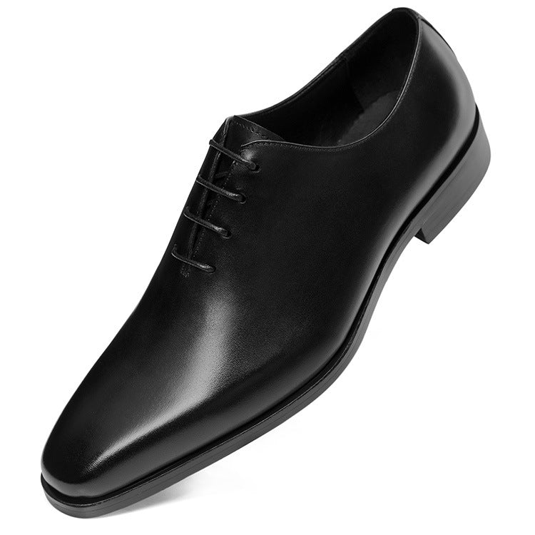 Summer Daily Breathable Rubber Outsole Green Fashion Low Top Brown Leather Shoes