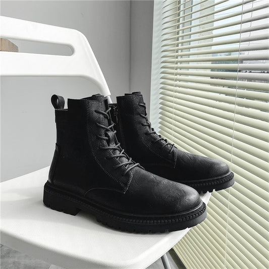 Martin Korean British Ankle Thick Bottom Boots