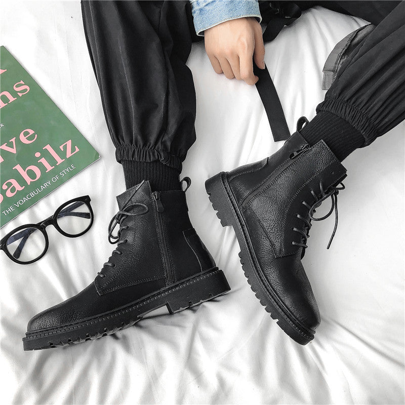 Martin Korean British Ankle Thick Bottom Boots