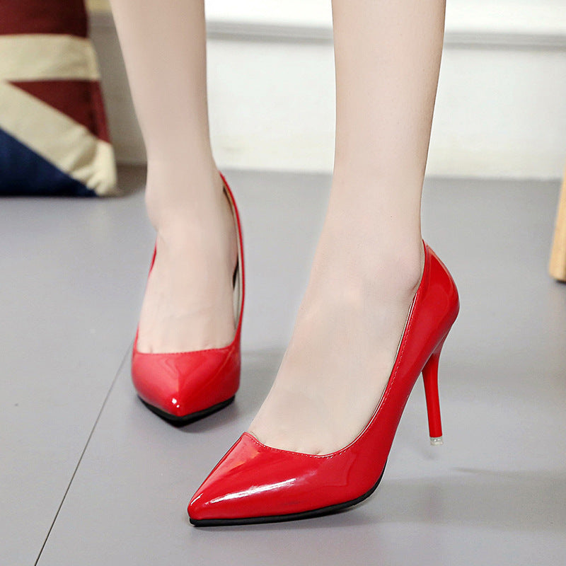 Women's Nightclub Super High Spring Pointed Stiletto Women's Shoes