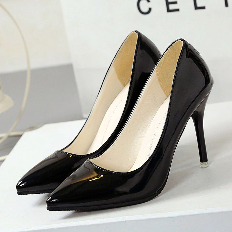 Women's Nightclub Super High Spring Pointed Stiletto Women's Shoes