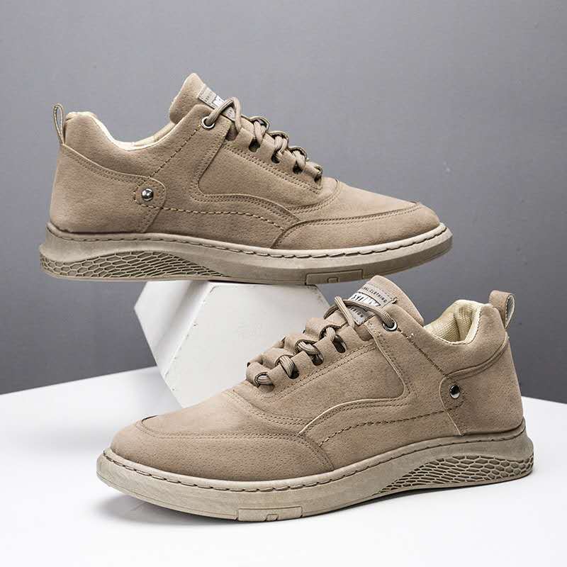 Men's Solid Color British Style Korean Fashion Sneakers