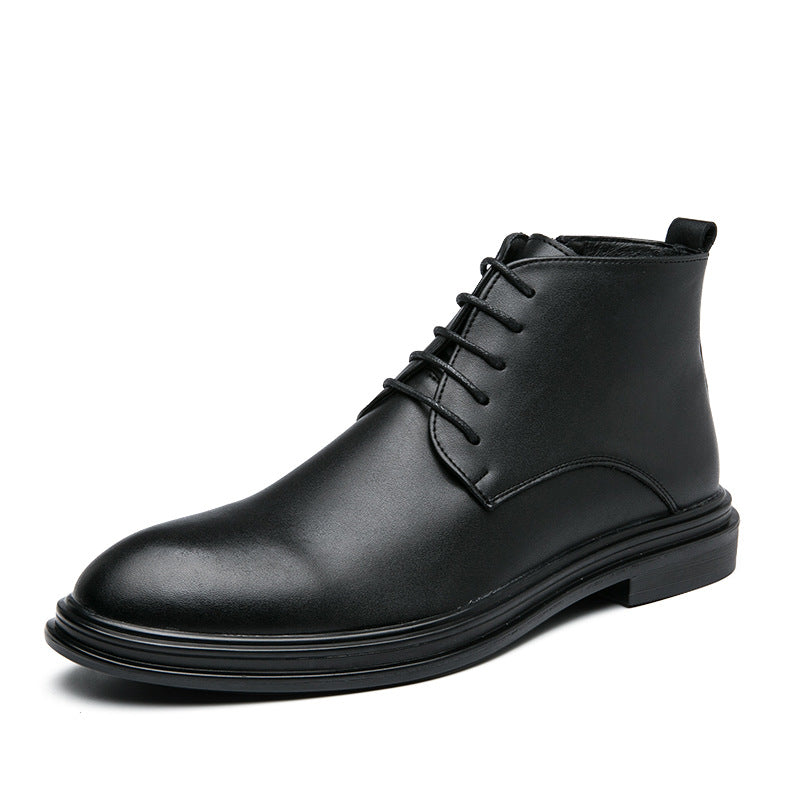 Men's Trendy Middle High Top Korean Style Simple Boots