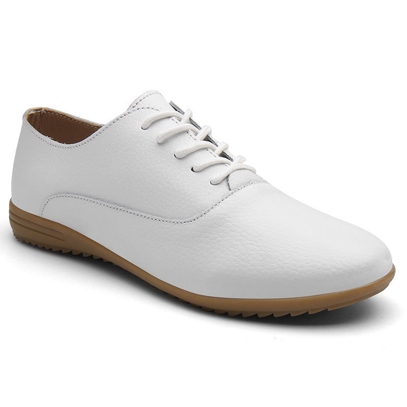 Women's Cowhide Easy Wear Platform Small Fashion Casual Shoes