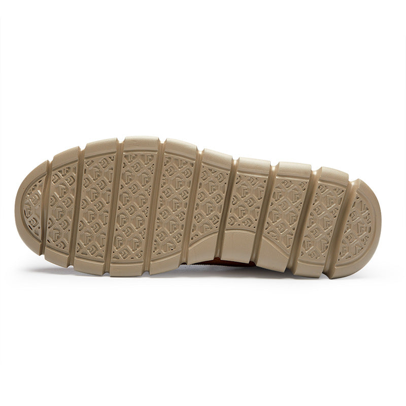 Men's Trendy Flying Woven Martin Plus Size Casual Shoes