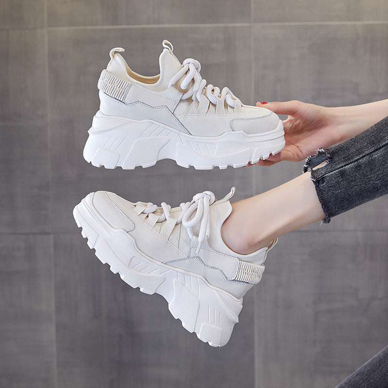 Women's Insole Dad Fashionable Spring Fleece-lined Black Jung Women's Casual Shoes