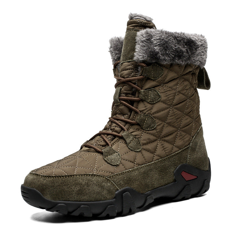 Men's Waterproof Cloth Outdoor Keep Warm Cotton Snow Boots