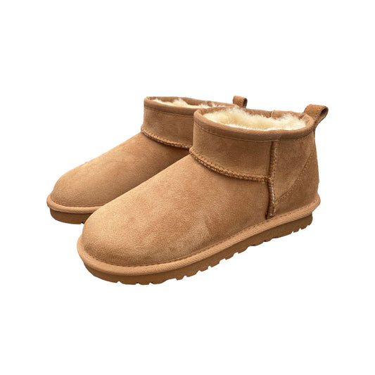 Women's Fur Integrated Winter Warm Ankle Northeast Snow Boots
