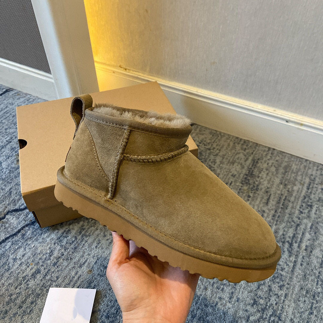 Women's Fur Integrated Winter Warm Ankle Northeast Snow Boots