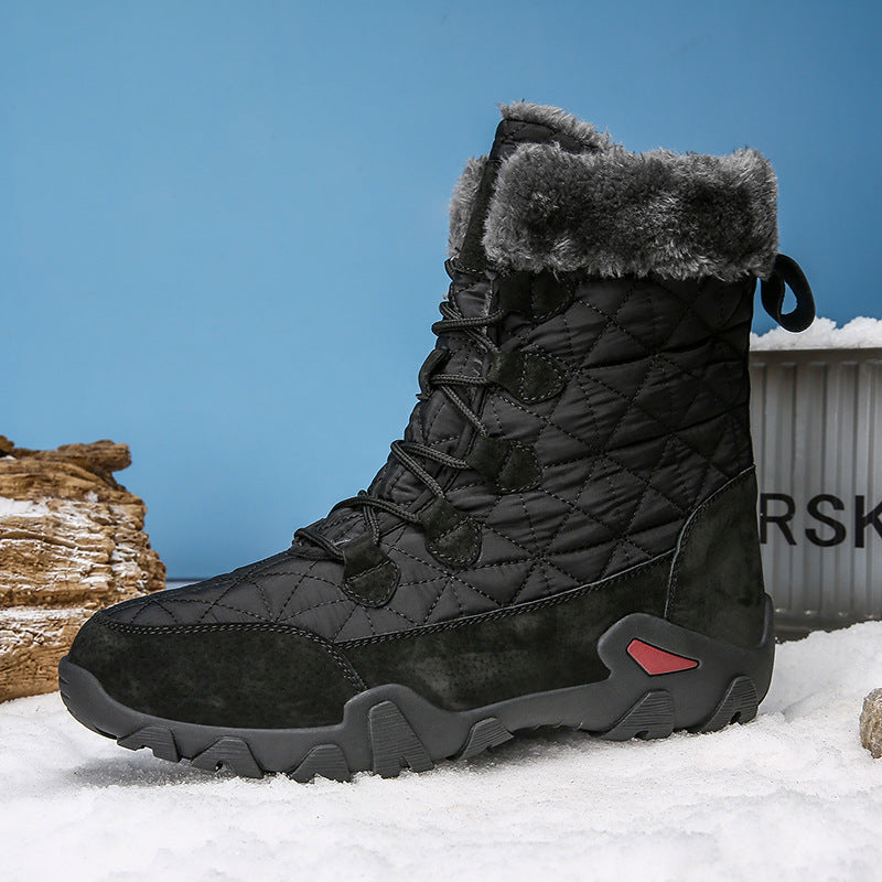 Men's Waterproof Cloth Outdoor Keep Warm Cotton Snow Boots