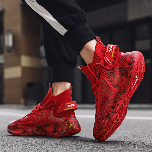 Men's Korean Mesh Breathable Comfortable Personality Fashion Sneakers