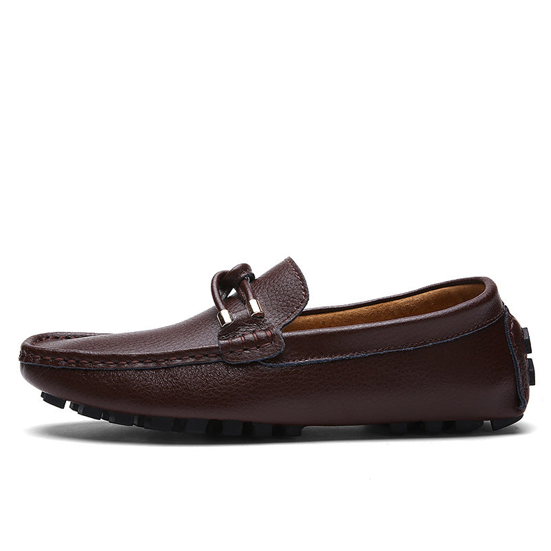 Men's British Style Lazy Slip On Breathable Men's Casual Shoes