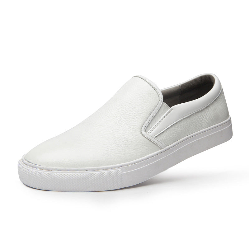 Men's White Korean Style Versatile Trendy Breathable Casual Shoes