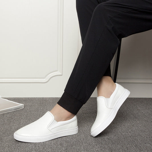 Men's White Korean Style Versatile Trendy Breathable Casual Shoes