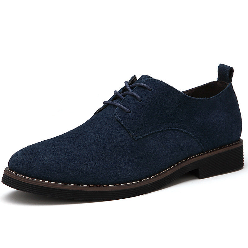 Men's Plus Size British Style Suede Fashion Men's Shoes