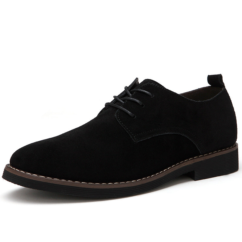 Men's Plus Size British Style Suede Fashion Men's Shoes