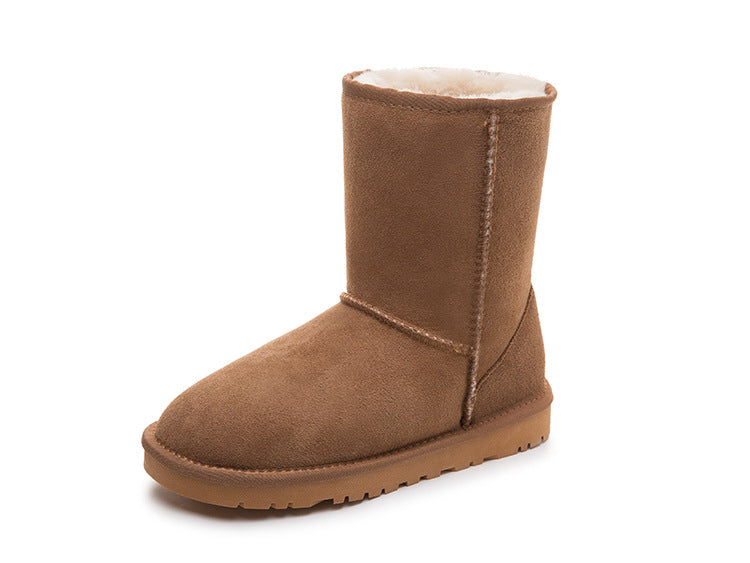 Women's Fur Winter Warm Thickened Wool Female Snow Boots