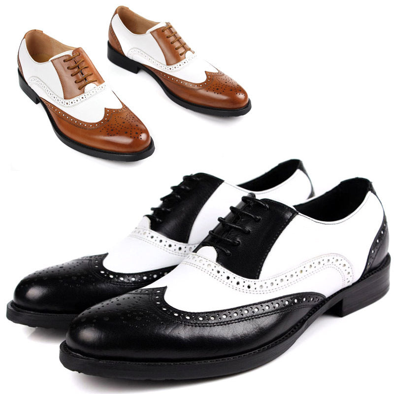 Men's British Brogue Carved Vintage Business Formal Sneakers