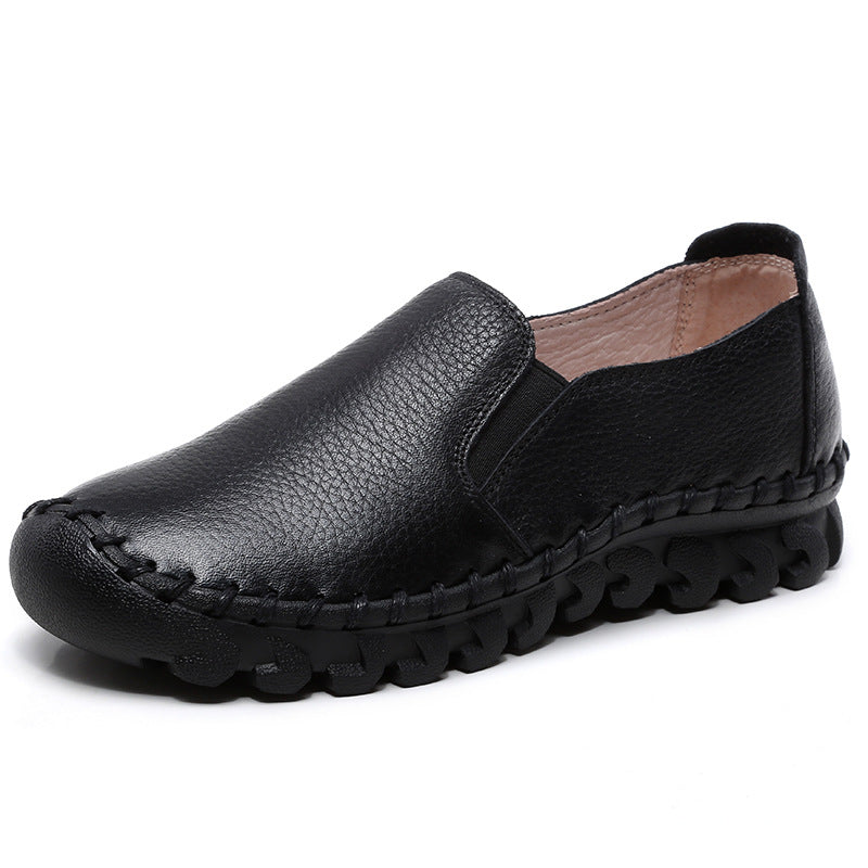 Women's Genuine Mom Comfortable Flat Trendy Slip-on Women's Shoes