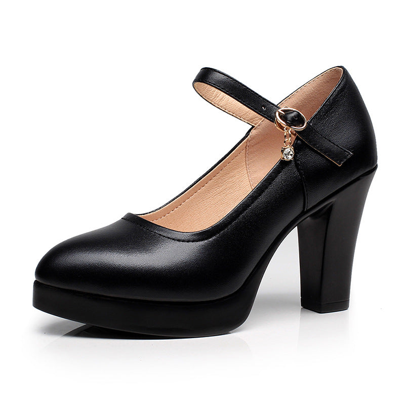 Women's Cheongsam Catwalk High Chunky Waterproof Platform Single Women's Fashion Shoes