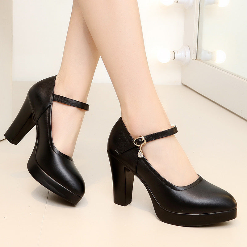 Women's Cheongsam Catwalk High Chunky Waterproof Platform Single Women's Fashion Shoes