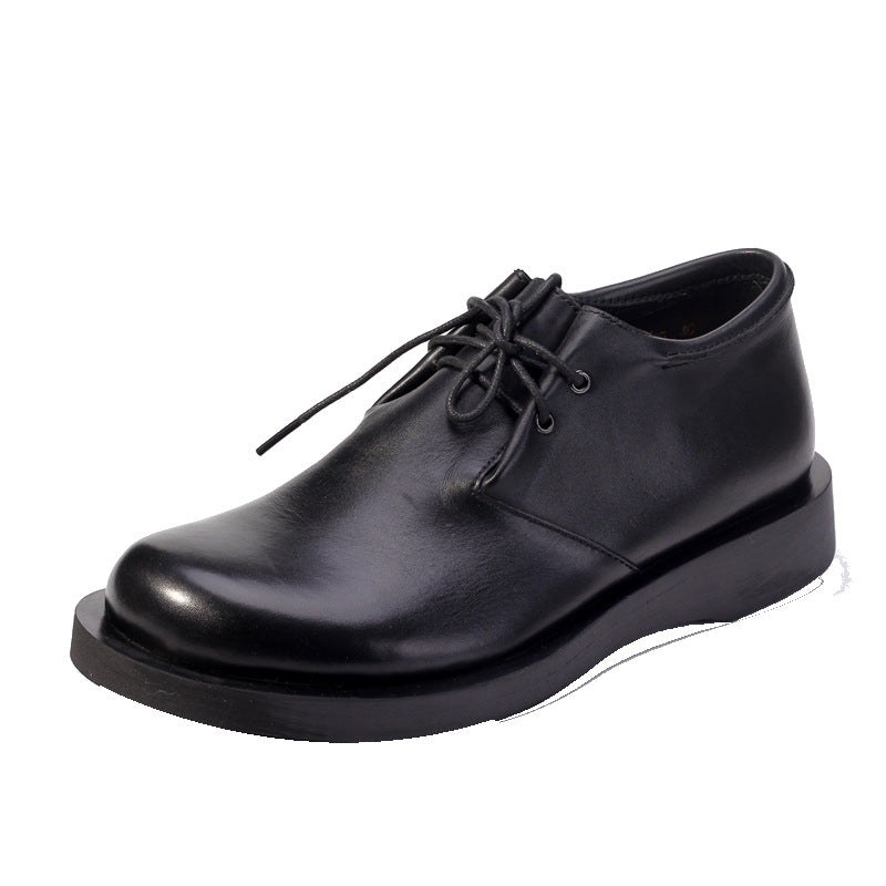 Men's Handmade Genuine British Plus Size Lace Up Men's Board Shoes