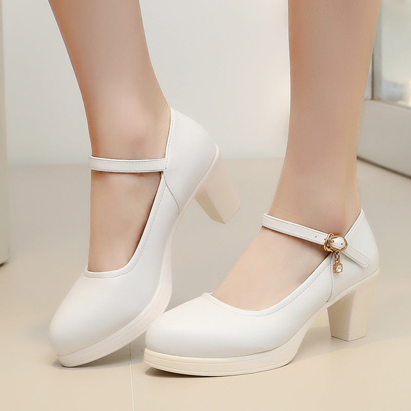Women's Cheongsam Catwalk High Chunky Waterproof Platform Single Women's Fashion Shoes