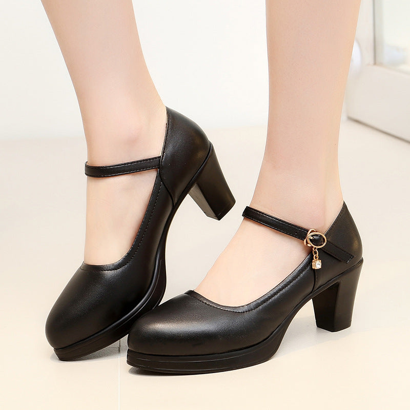 Women's Cheongsam Catwalk High Chunky Waterproof Platform Single Women's Fashion Shoes