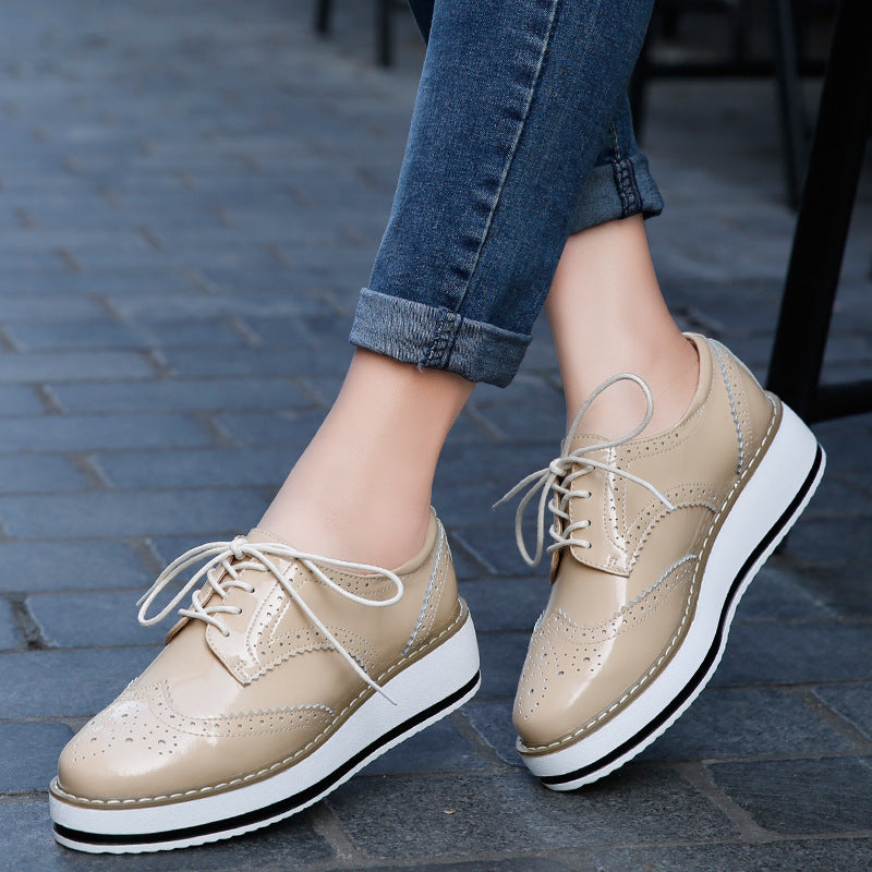 Women's & Men's Genuine Platform Korean Style Fashion Casual Shoes