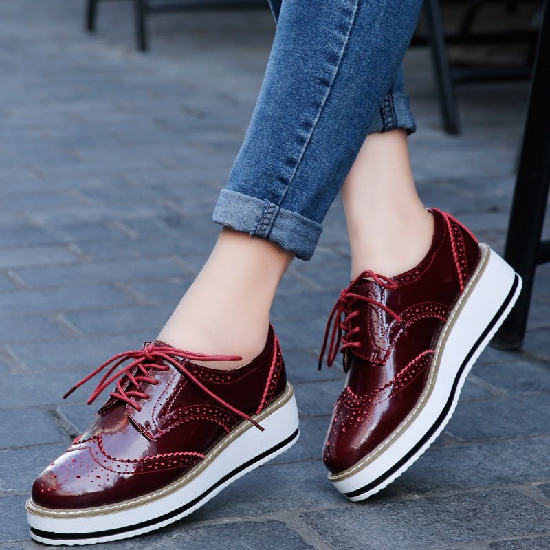 Women's & Men's Genuine Platform Korean Style Fashion Casual Shoes