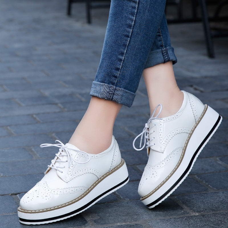 Women's & Men's Genuine Platform Korean Style Fashion Casual Shoes