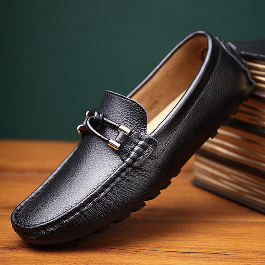Men's British Style Lazy Slip On Breathable Men's Casual Shoes