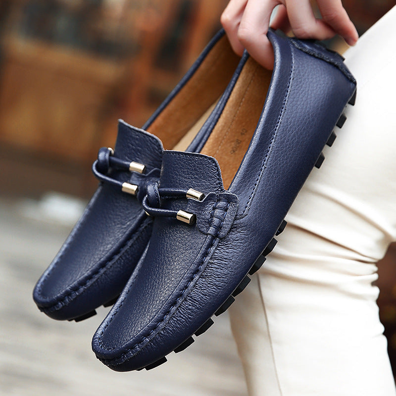 Men's British Style Lazy Slip On Breathable Men's Casual Shoes
