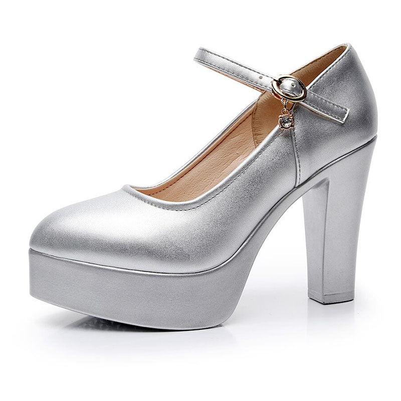 Women's Cheongsam Catwalk High Chunky Waterproof Platform Single Women's Fashion Shoes