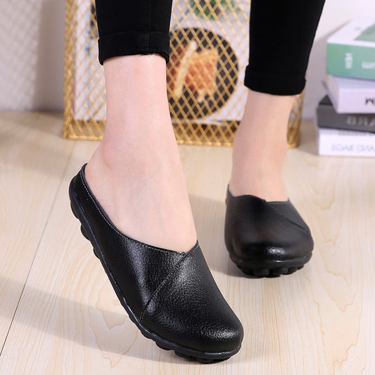 Women's Flat Tods Plus Size Half Source Casual Shoes