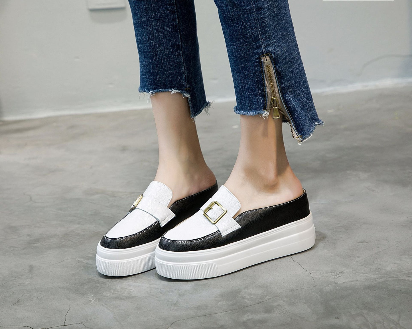 Unique Women's Half Height Increasing Insole Women's Casual Shoes