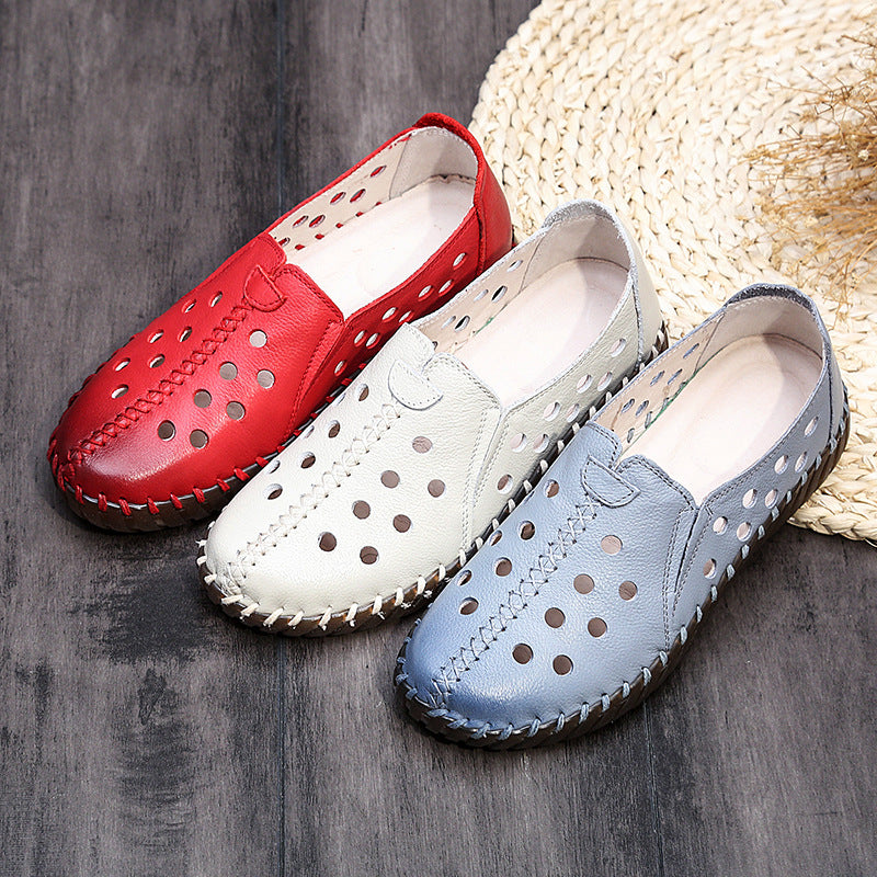 Women's Hole Slip-on Hollow Out Maternity Sandals