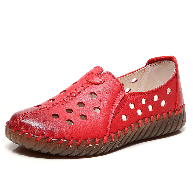 Women's Hole Slip-on Hollow Out Maternity Sandals