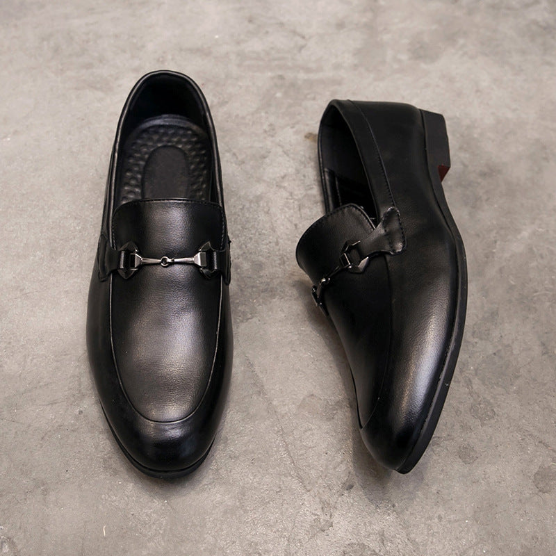 Men's Summer Soft Bottom British Pointed Men's Shoes