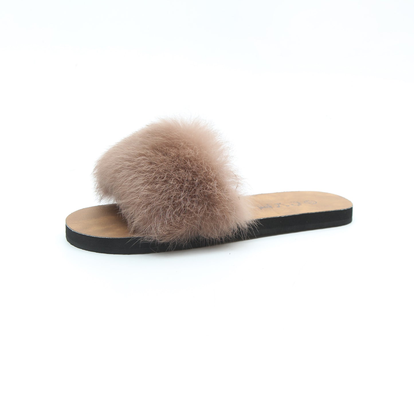 Women's Home Korean Flat For Outdoors Fluffy Sandals