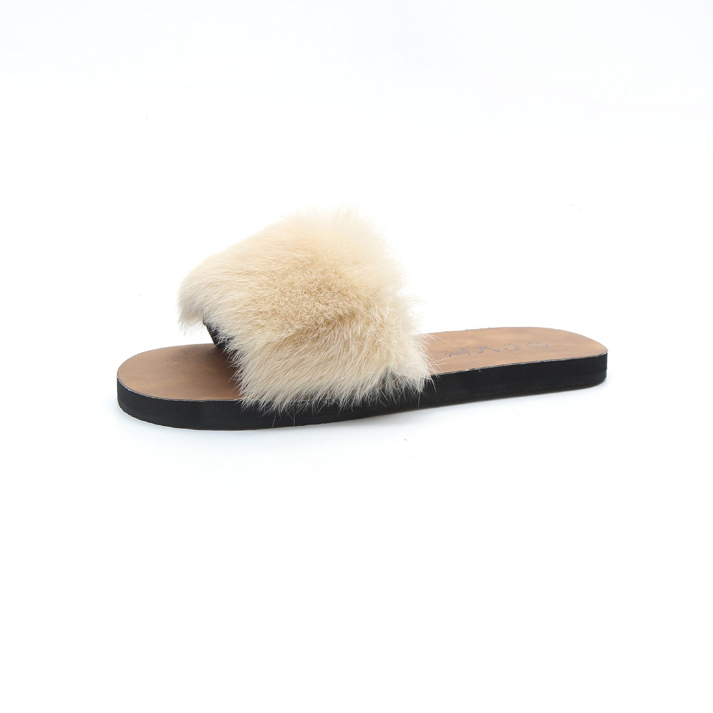 Women's Home Korean Flat For Outdoors Fluffy Sandals