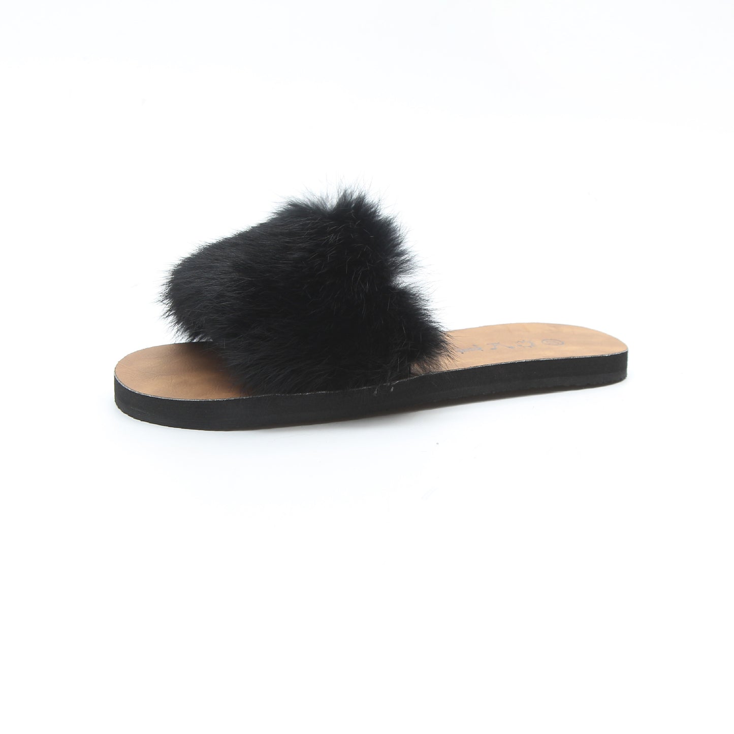 Women's Home Korean Flat For Outdoors Fluffy Sandals