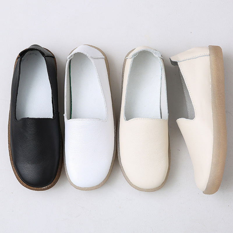 Women's Surface Tendon Sole Comfortable Pregnant Round Casual Shoes